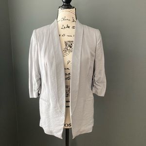 EUC- Lauren Conrad blazer, light gray, size 4. Worn a few times, like new.
